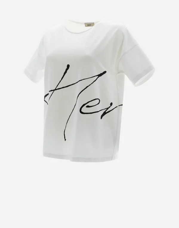 Discount Bedrucktes T-Shirt Aus Interlock-Jersey T-Shirts