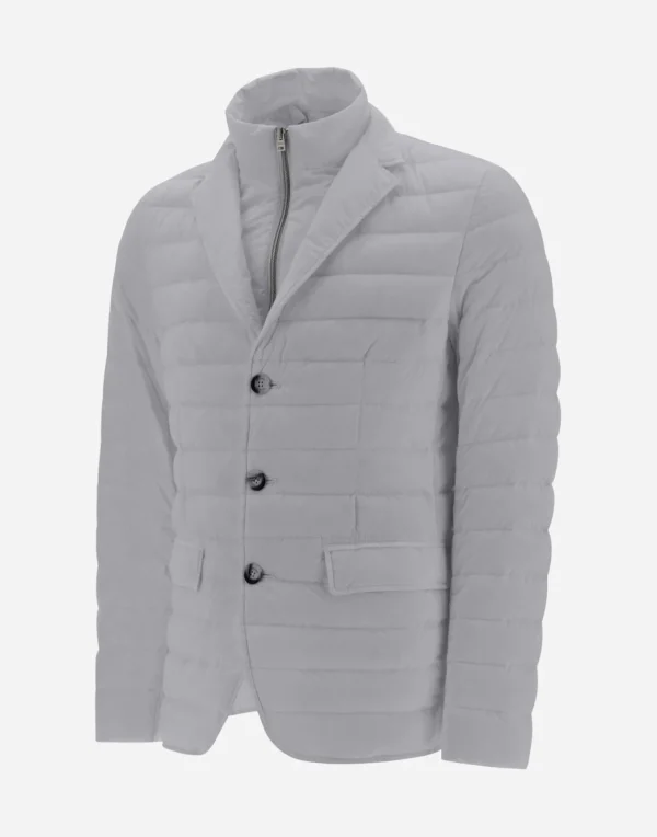 Best Sale Blazer Aus Nuage Mit Details Aus Monogram Kurze Daunenjacken