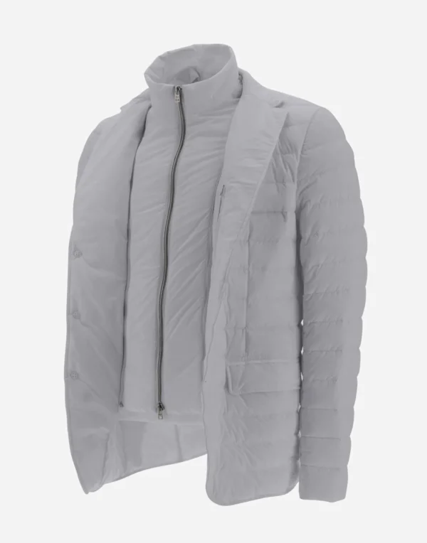 Best Sale Blazer Aus Nuage Mit Details Aus Monogram Kurze Daunenjacken