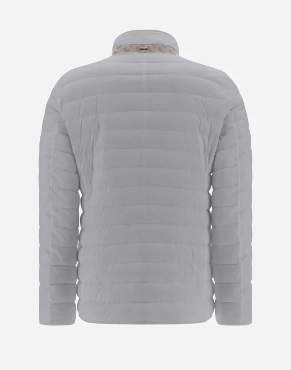 Best Sale Blazer Aus Nuage Mit Details Aus Monogram Kurze Daunenjacken