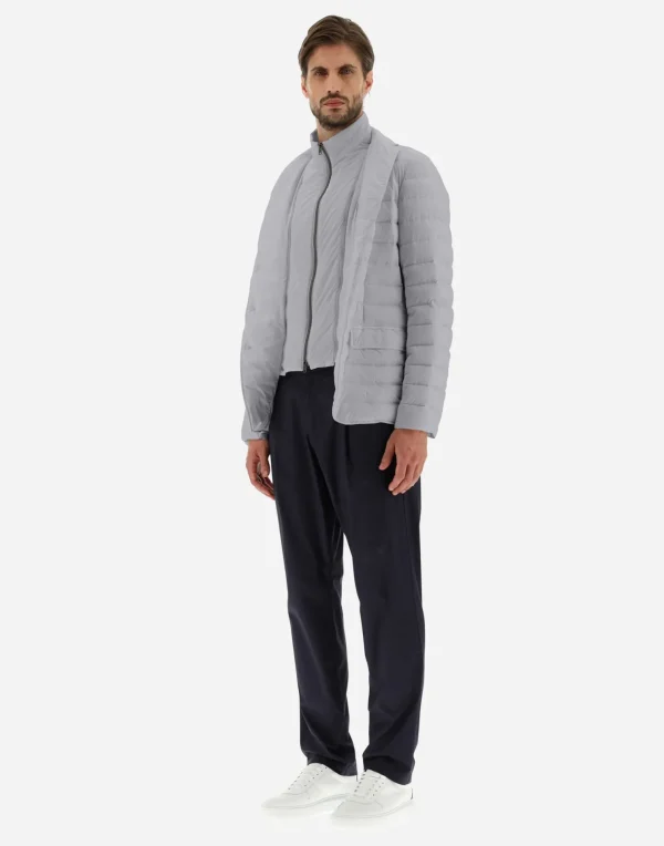 Best Sale Blazer Aus Nuage Mit Details Aus Monogram Kurze Daunenjacken