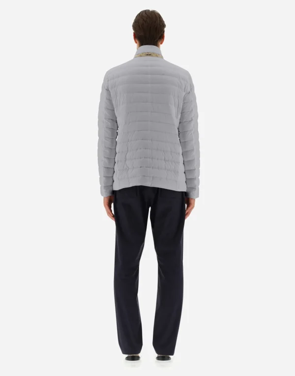 Best Sale Blazer Aus Nuage Mit Details Aus Monogram Kurze Daunenjacken