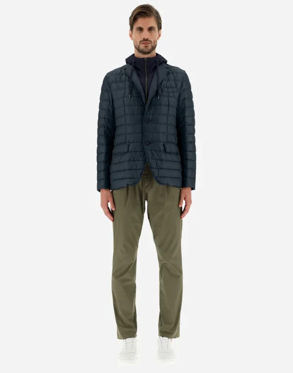 Online Blazer Aus Nylon Ultralight & Fleece Kurze Daunenjacken