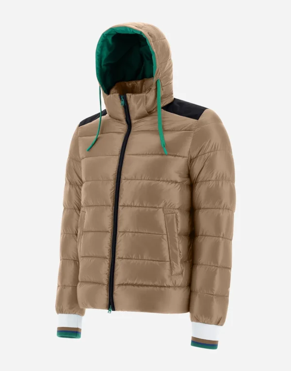 Shop Bomberjacke Aus Nylon Ultralight & Plaster Kurze Daunenjacken
