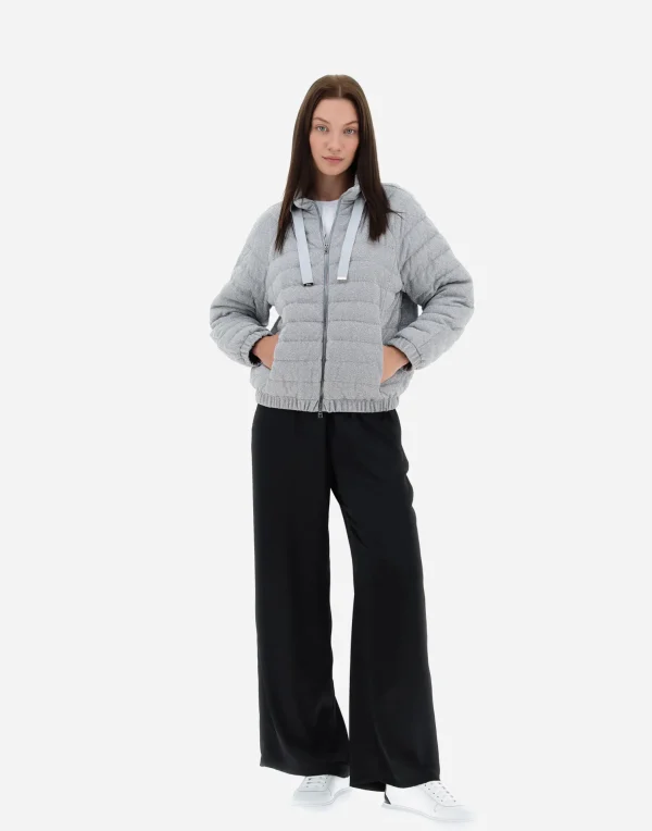 New Bomberjacke Aus Shiny Rock Kurze Daunenjacken