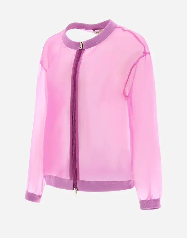 Flash Sale Bomberjacke Aus Veiled Silk Bomber
