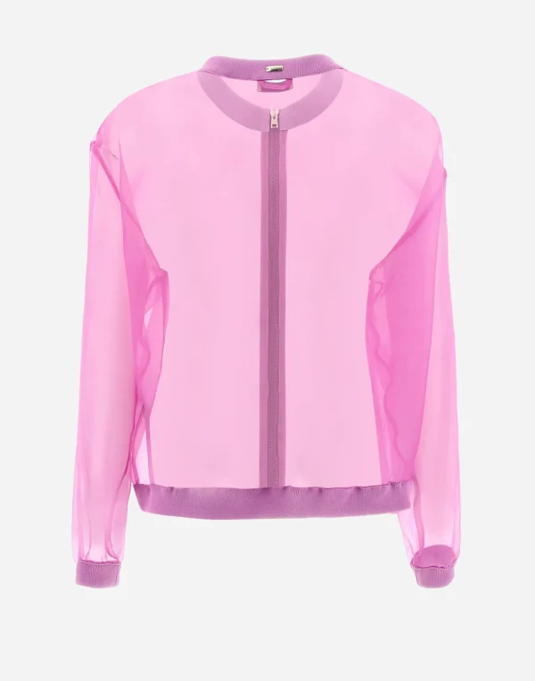 Flash Sale Bomberjacke Aus Veiled Silk Bomber