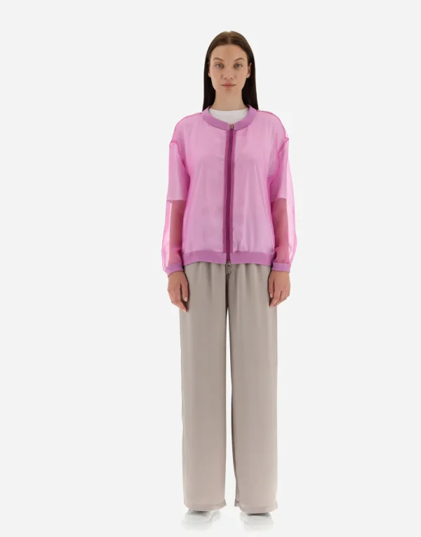Flash Sale Bomberjacke Aus Veiled Silk Bomber
