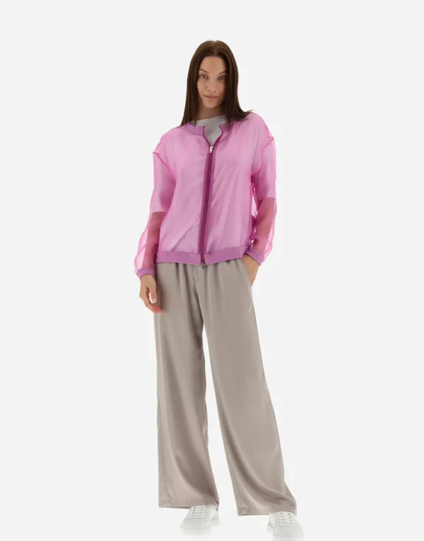 Flash Sale Bomberjacke Aus Veiled Silk Bomber