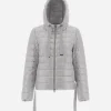Online Bomberjacke Mit Kapuze Aus Nylon Ultralight Kurze Daunenjacken