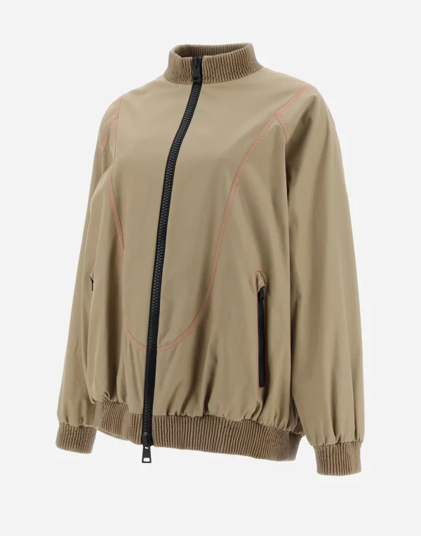 Store Bomberjacket Aus Delon Bomber