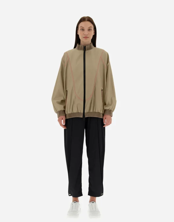 Store Bomberjacket Aus Delon Bomber