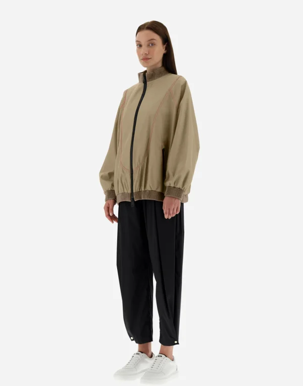 Store Bomberjacket Aus Delon Bomber