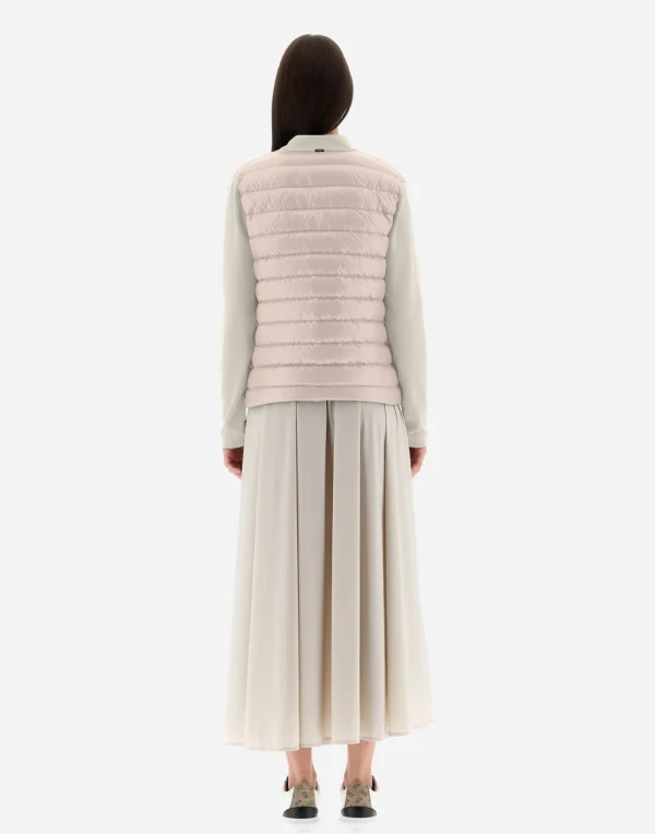 Outlet Cardigan Aus Compact Cotton & Nylon Ultralight Pullover & Strickjacken