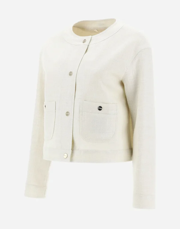 New Jacke Aus Luxury Twill Parka & Jacken