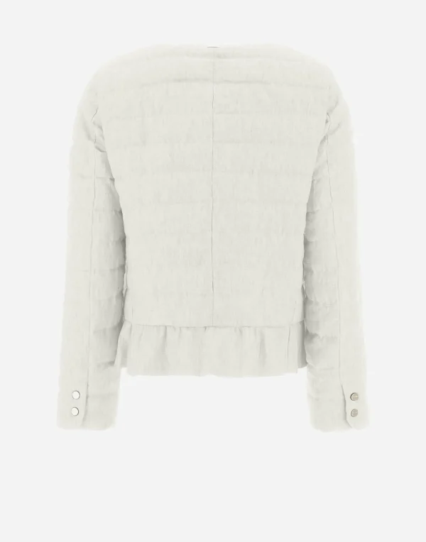 Flash Sale Jacke Aus New Leinen Kurze Daunenjacken