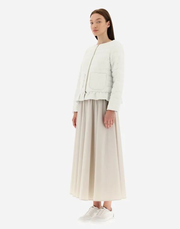 Flash Sale Jacke Aus New Leinen Kurze Daunenjacken