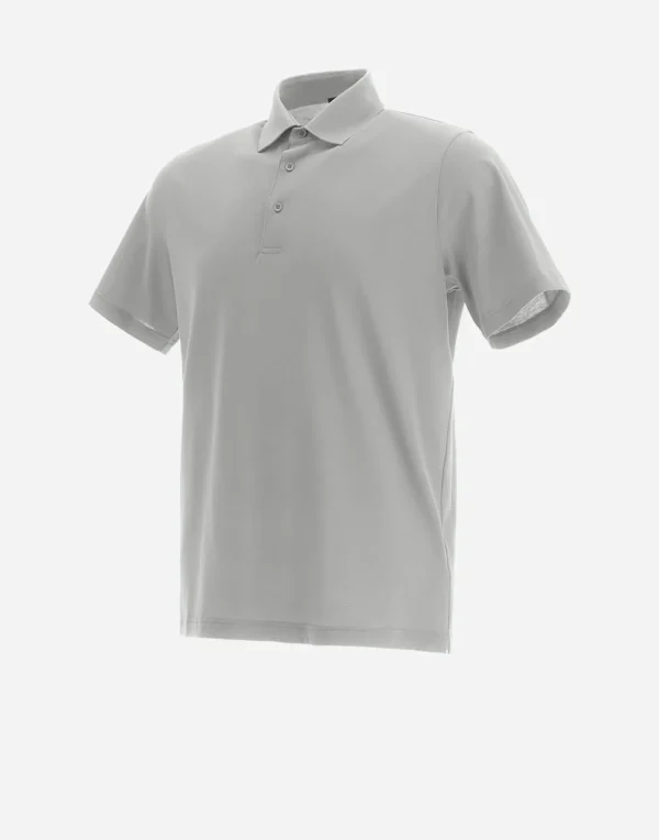 Sale Poloshirt Aus Crepe-Jersey T-Shirt & Polo-Shirts
