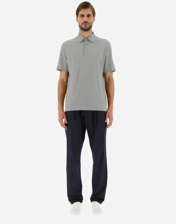 Sale Poloshirt Aus Crepe-Jersey T-Shirt & Polo-Shirts