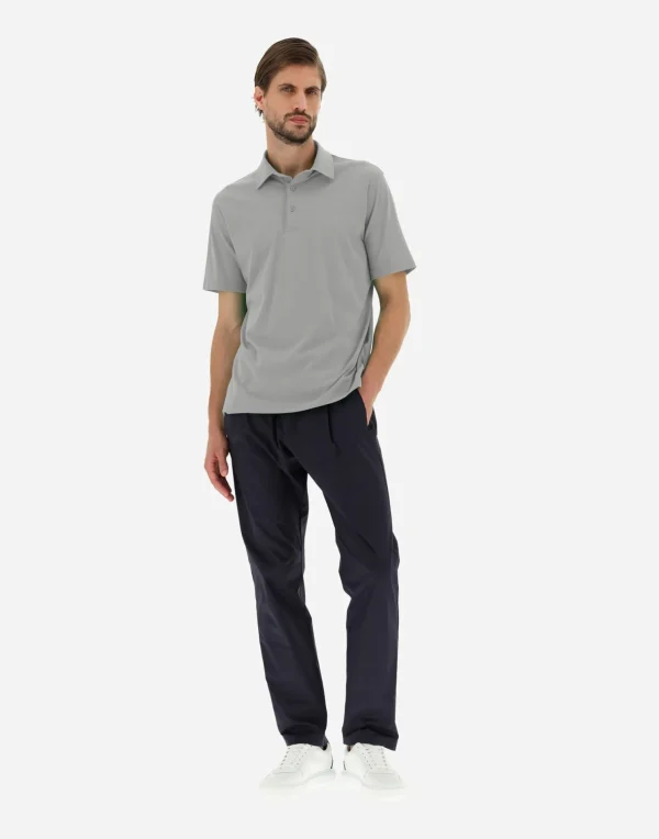 Sale Poloshirt Aus Crepe-Jersey T-Shirt & Polo-Shirts