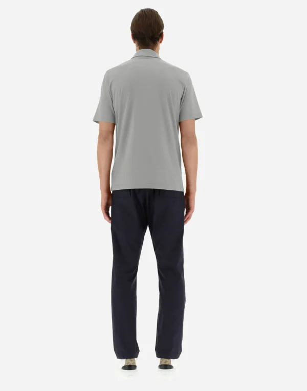 Sale Poloshirt Aus Crepe-Jersey T-Shirt & Polo-Shirts