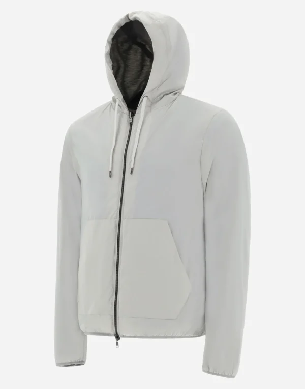 Flash Sale Resort Bomberjacke Aus Light Nylon Stretch & Light Jersey Bomber