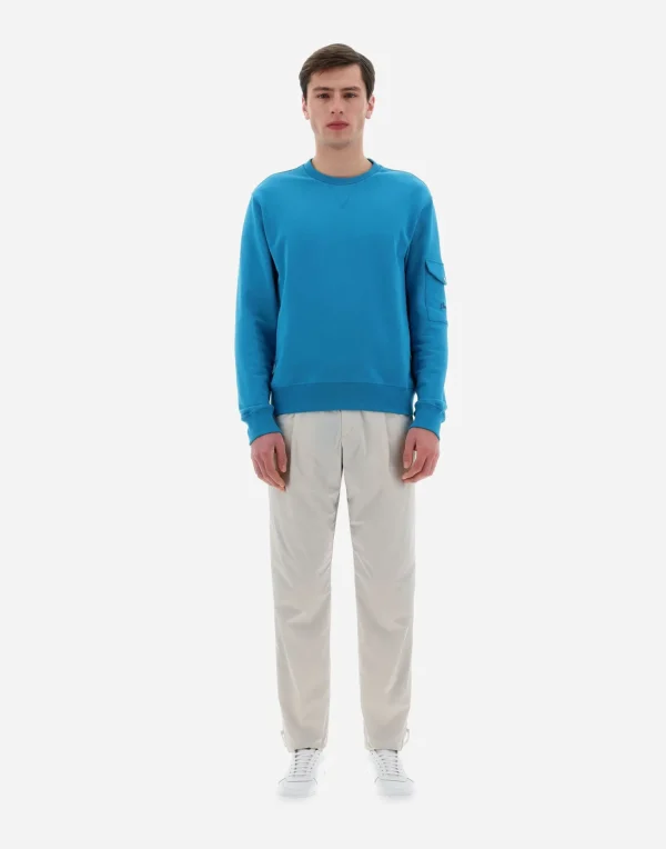 Outlet Resort Sweatshirt Aus Cotton Sweater Sweatshirts & Strickjacken