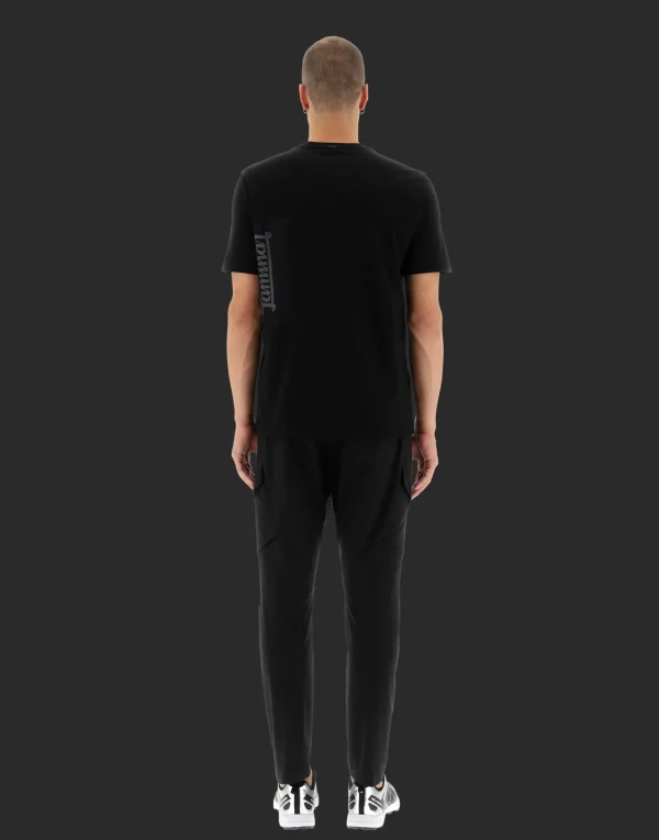 Online T-Shirt Aus Compact Jersey Und Light Mesh T-Shirt & Polo-Shirts