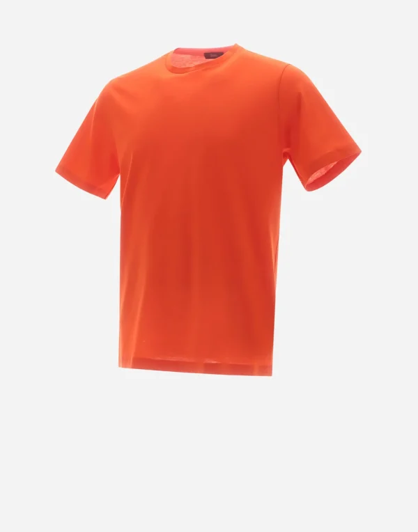 Sale T-Shirt Aus Crepe-Jersey T-Shirt & Polo-Shirts