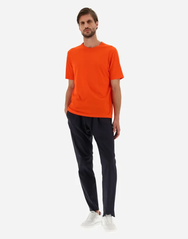 Sale T-Shirt Aus Crepe-Jersey T-Shirt & Polo-Shirts