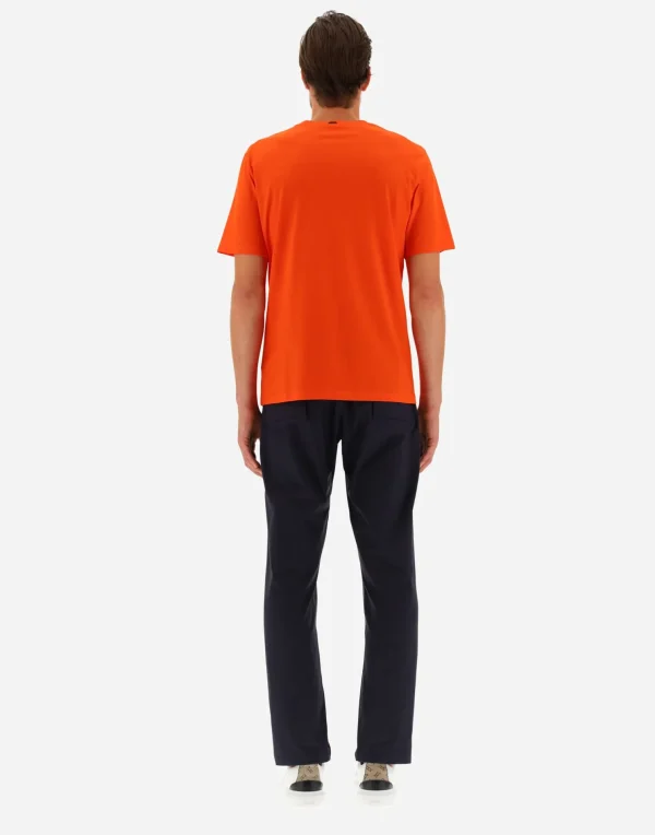 Sale T-Shirt Aus Crepe-Jersey T-Shirt & Polo-Shirts