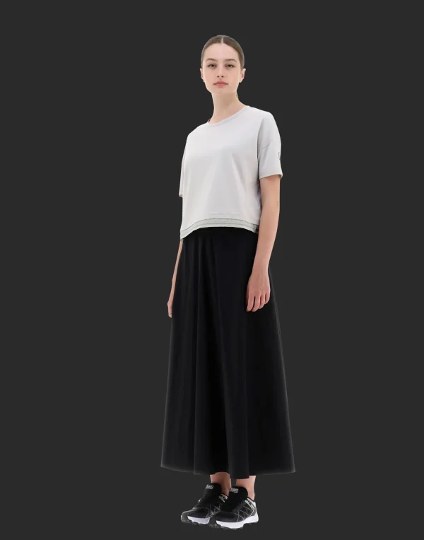 Outlet T-Shirt Aus Dynamic Interlock Und Light Opalescent T-Shirts