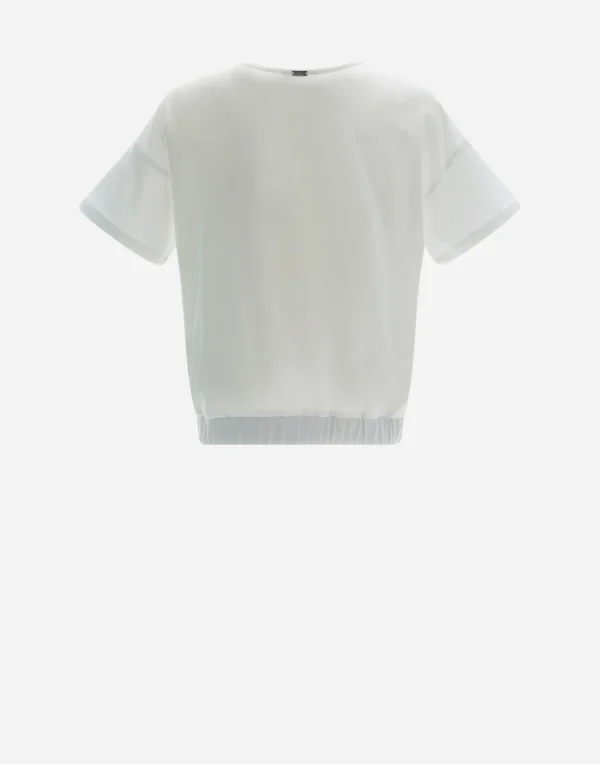 Best T-Shirt Aus Interlock-Jersey Mit Stickerei T-Shirts