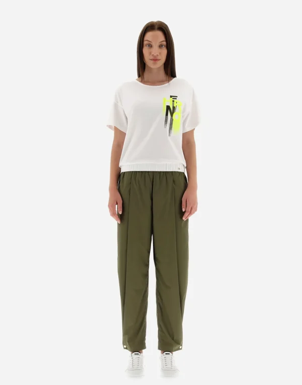 Best T-Shirt Aus Interlock-Jersey Mit Stickerei T-Shirts