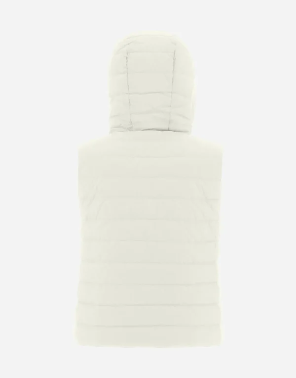 Best Wendbare Weste Aus Nuage & Nylon Ultralight Kurze Daunenjacken