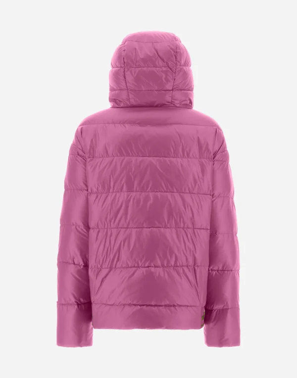 Best Wende-Bomberjacke Aus Nylon Ultralight Und New Techno Taft Kurze Daunenjacken