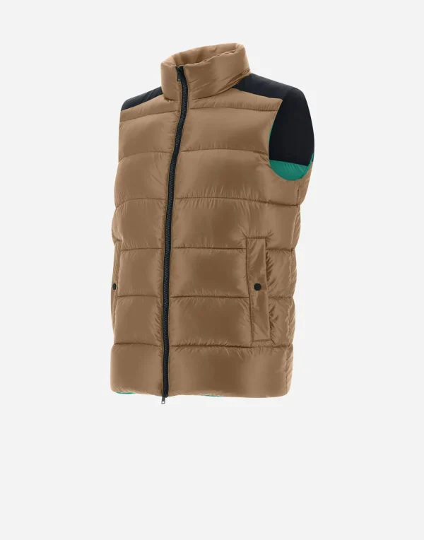 Hot Weste Aus Nylon Ultralight & Plaster Kurze Daunenjacken