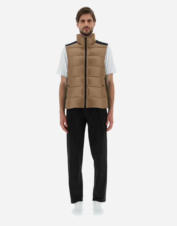 Hot Weste Aus Nylon Ultralight & Plaster Kurze Daunenjacken