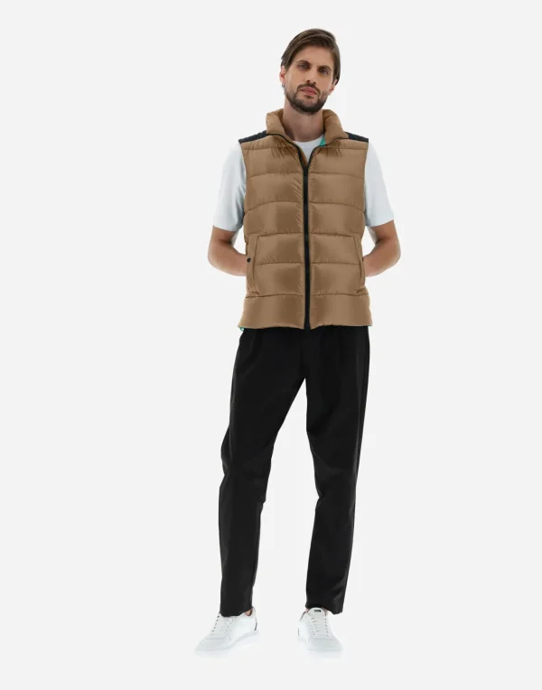 Hot Weste Aus Nylon Ultralight & Plaster Kurze Daunenjacken