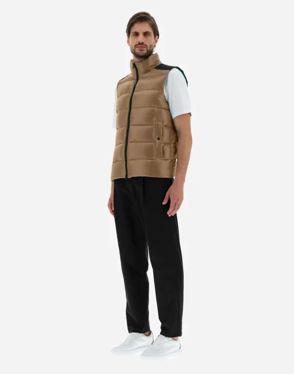 Hot Weste Aus Nylon Ultralight & Plaster Kurze Daunenjacken